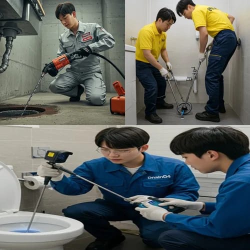 장지동 하수구막힘 뚫음 시원한 물줄기