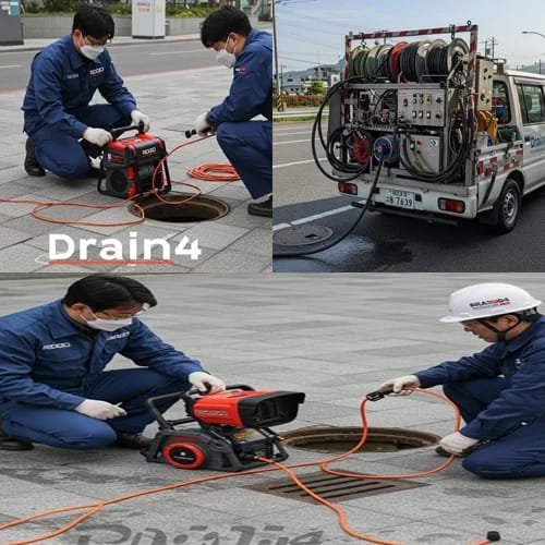 수원시 하수구 뚫음 배수구 막힘 묵은 때까지 싹 제거