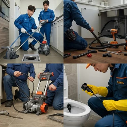 영화동 하수구막힘 뚫음 한 번에 해결