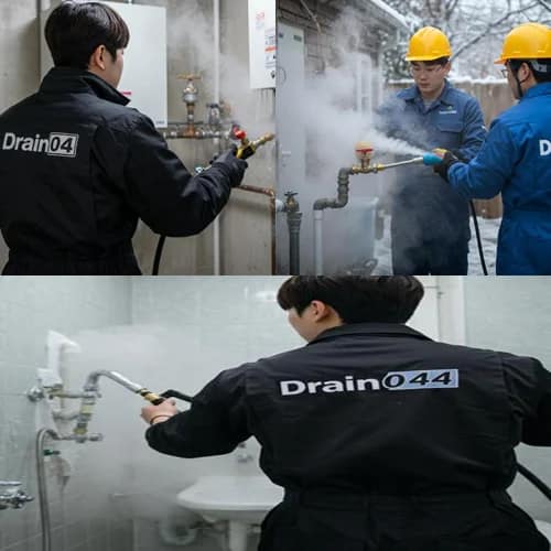 율전동 수도 얼었을때 동파 녹임 해빙 수도 동파 신속하게 녹여