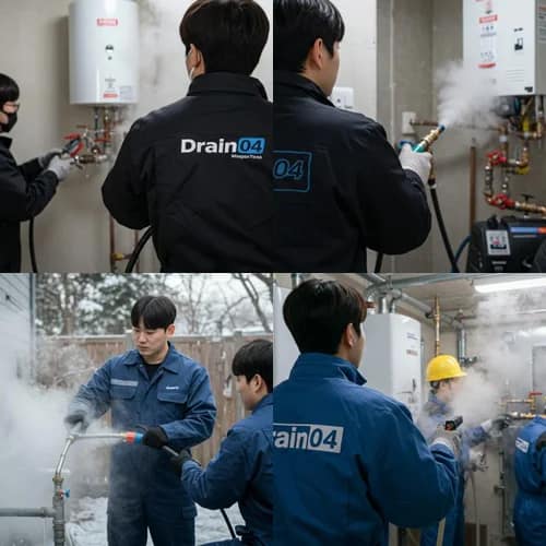 율전동 수도 얼었을때 동파 녹임 해빙 수도 동파 신속하게 녹여