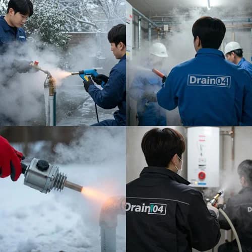 권선구 언 수도 녹임 해빙 업체 겨울철 동파 긴급 해결