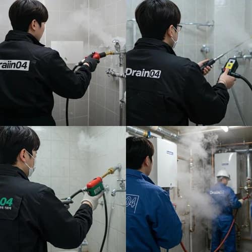 중동 수도 얼었을때 동파 녹임 해빙 수도 동파 신속하게 녹여