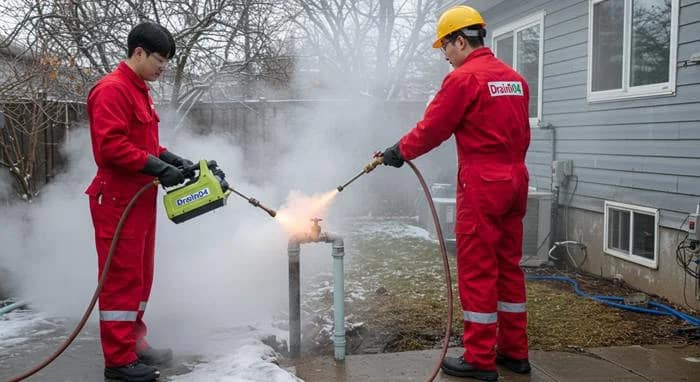 영통구 하동 수도 얼었을때 동파 녹임 해빙 수도 동파 신속하게 녹여