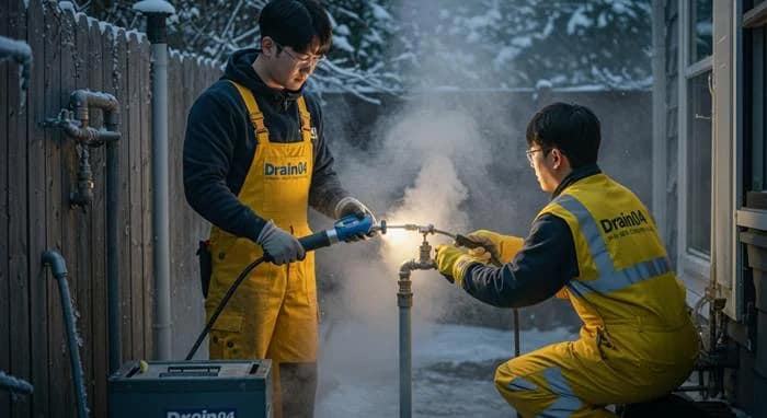 영통구 하동 수도 얼었을때 동파 녹임 해빙 수도 동파 신속하게 녹여