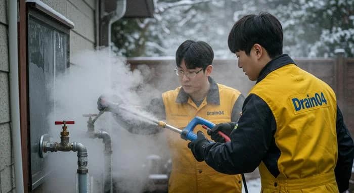 매교동 언 수도 녹임 해빙 업체 겨울철 동파 긴급 해결