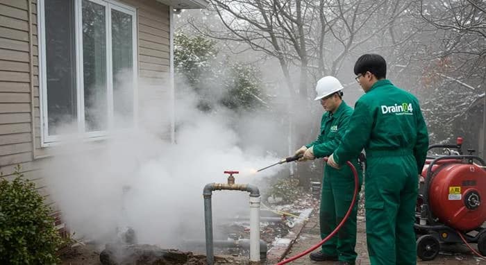 매교동 언 수도 녹임 해빙 업체 겨울철 동파 긴급 해결