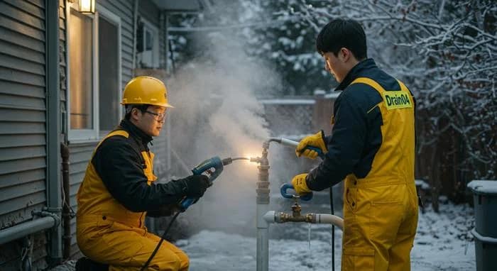 조원동 수도 얼었을때 동파 녹임 해빙 수도 동파 신속하게 녹여