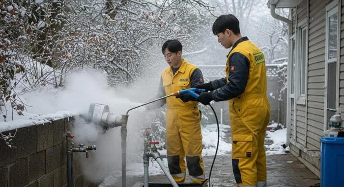 조원동 수도 얼었을때 동파 녹임 해빙 수도 동파 신속하게 녹여
