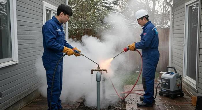팔달구 수도 얼었을때 동파 녹임 해빙 겨울철 동파 긴급 해결