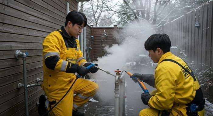 매탄동 수도 얼었을때 동파 녹임 해빙 수도 동파 신속하게 녹여