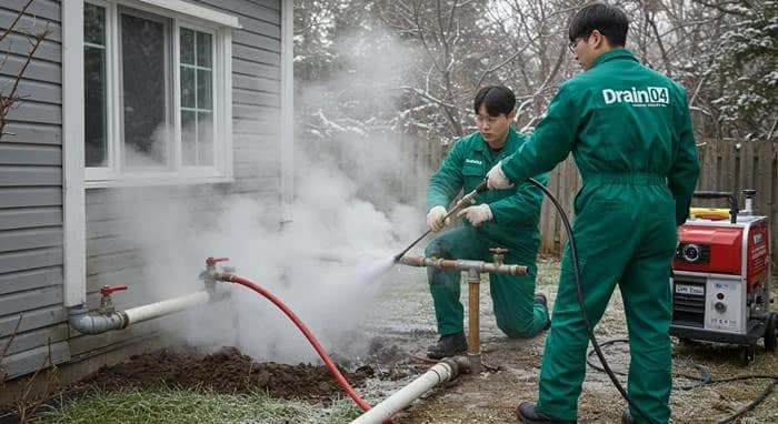 매탄동 수도 얼었을때 동파 녹임 해빙 수도 동파 신속하게 녹여