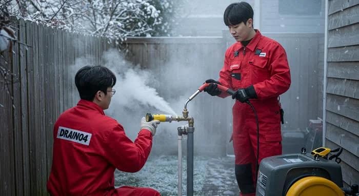 매탄동 수도 얼었을때 동파 녹임 해빙 수도 동파 신속하게 녹여