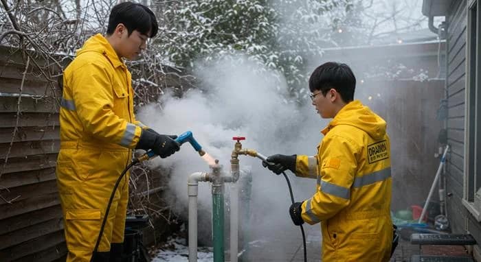신동 수도 얼었을때 동파 녹임 해빙 꽁꽁 언 수도관 완벽 해빙