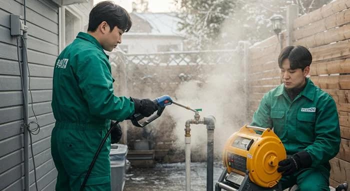 오목천동 수도 얼었을때 동파 녹임 해빙 꽁꽁 언 수도 녹여드립니다
