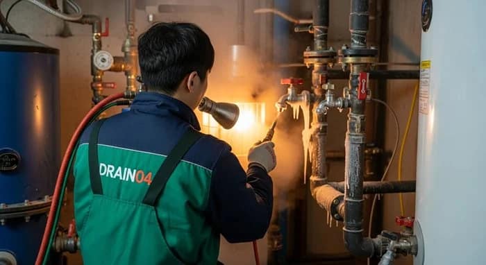 서둔동 수도 얼었을때 동파 녹임 해빙 수도 동파 신속하게 녹여