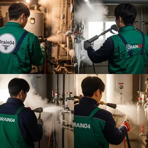 탑동 수도 얼었을때 동파 녹임 해빙 수도 동파 신속하게 녹여