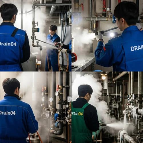 냉동된 수도와 빙결 방지를 위한 해빙 서비스 안내