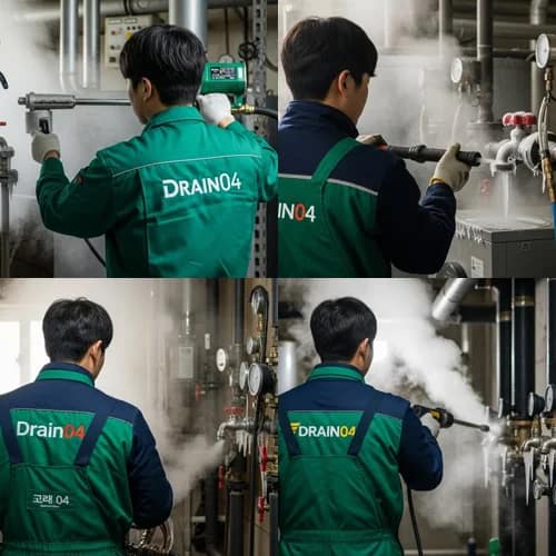 교동 수도 얼었을때 동파 녹임 해빙 꽁꽁 언 수도관 완벽 해빙