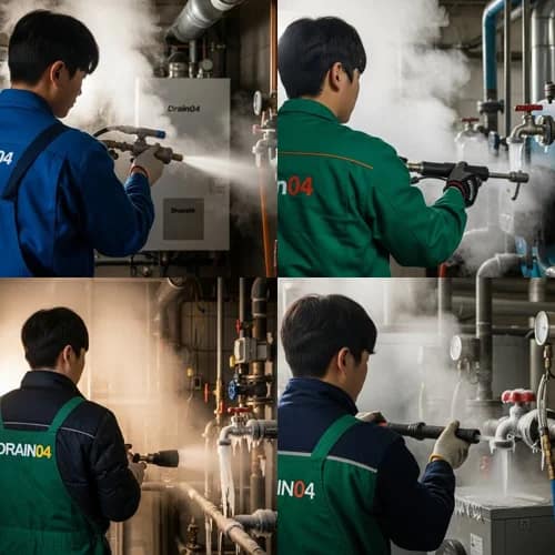 교동 수도 얼었을때 동파 녹임 해빙 꽁꽁 언 수도관 완벽 해빙