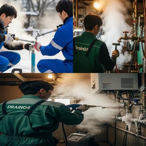 파장동 언 수도 녹임 해빙 업체 겨울철 동파 긴급 해결