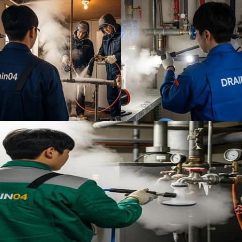 구천동 언 수도 녹임 해빙 업체 꽁꽁 언 수도관 완벽 해빙