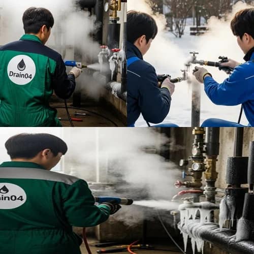 구천동 언 수도 녹임 해빙 업체 꽁꽁 언 수도관 완벽 해빙