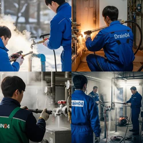 이의동 언 수도 녹임 해빙 업체 꽁꽁 언 수도 녹여드립니다