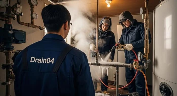 광교동 수도 얼었을때 동파 녹임 해빙 꽁꽁 언 수도 녹여드립니다