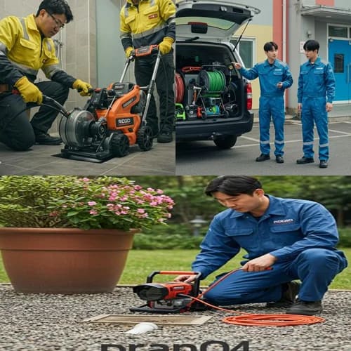 수원 4시 출동 매향동 하수구막힘 뚫음