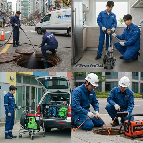 수원 영통구 고압세척 꽉 막힌 하수도 배관 청소의 신세계