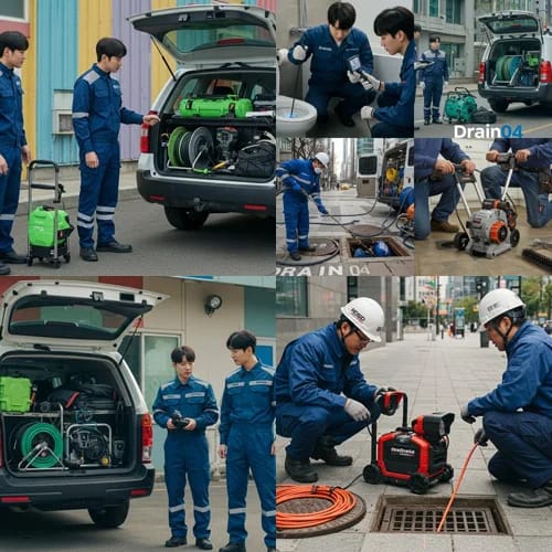 수원 권선동 싱크대막힘 뚫어 작업... 악취의 원흉 제거