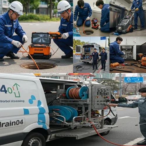 수원 권선동 싱크대막힘 뚫어 작업... 악취의 원흉 제거