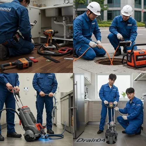 수원 신풍동 싱크대막힘 뚫어 작업... 행궁동 카페 사장님 후기