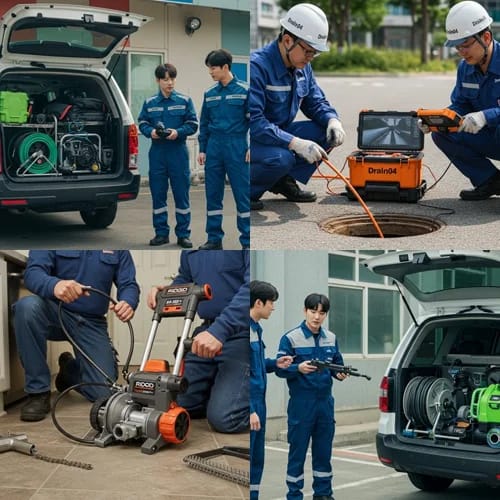 수원 이목동 싱크대막힘 뚫어 작업... 장안구 빌라