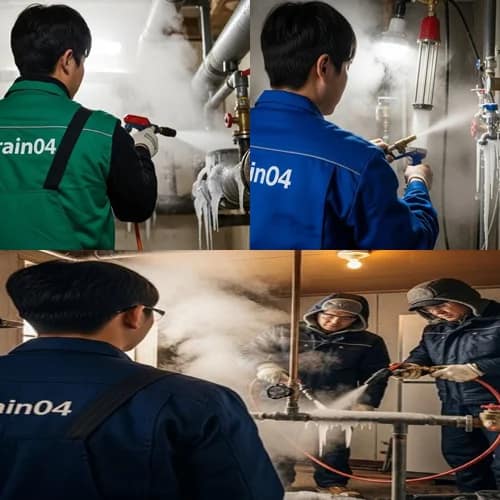 대황교동 언 수도 녹임 해빙 업체 겨울철 동파 긴급 해결