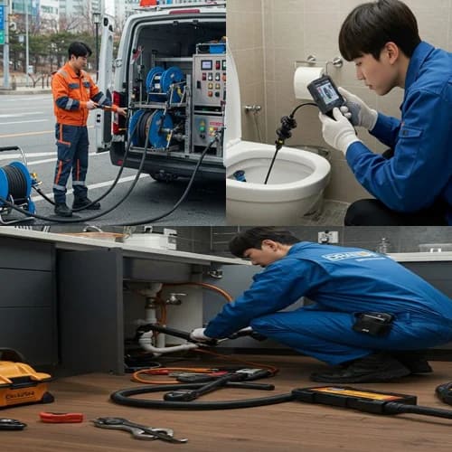 공장 배관 뚫는 곳 추천! 권선구 하수도 배수구 막힘