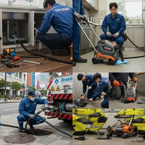 공장 배관 뚫는 곳 추천! 권선구 하수도 배수구 막힘