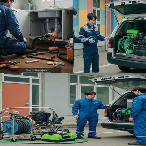 잦은 막힘의 근본 원인, 장지동 싱크대 막힘 배수구