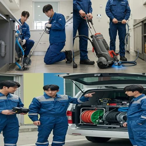 악취의 원인을 찾아서, 수원 하수구 막힘 업체 내시경 작업 후기