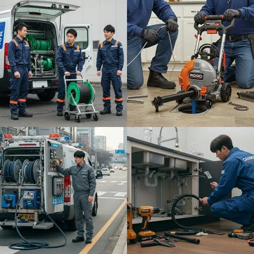 오래된 주택 화장실 막힘엔? 오목천동 변기 막힘 수리