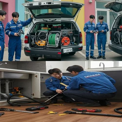 세류동 하수구 뚫음 하수도 빌라 층 역류 문제 완벽 해결했어요