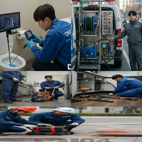 구천동 하수구 막힘 업체 빌라 층 역류 문제 완벽 해결