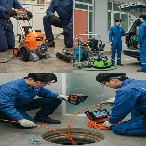 팔달구 하수구 고압세척 횡주관 빌딩 지하 배관 스케일링 후기